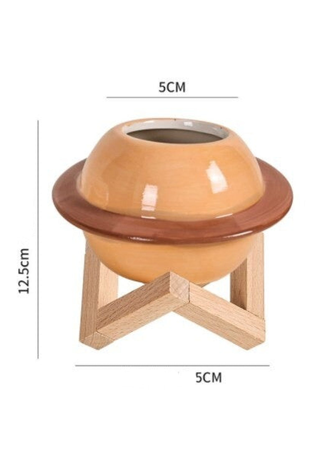 Lisslune | Motif ceramic pot for succulents