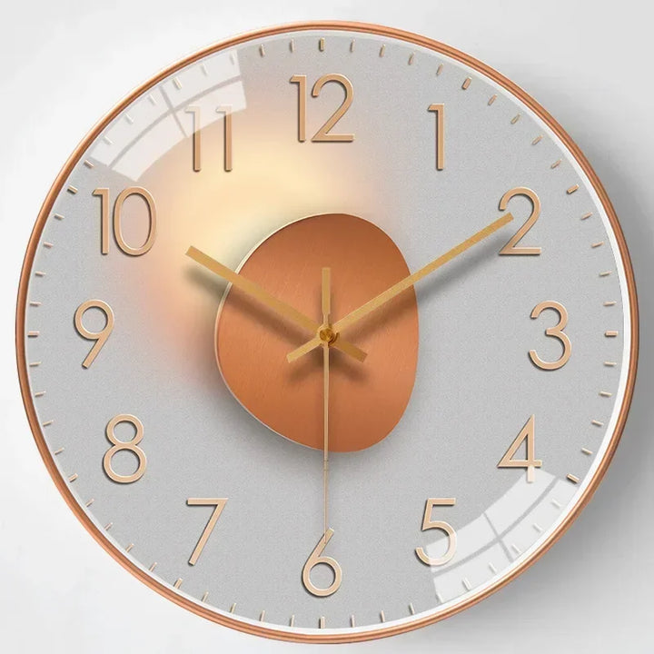 Lisslune | SilentTime - Digital Wall Clock in Classic Style - 8 Inch