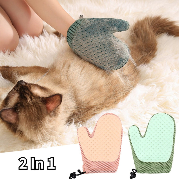 Lisslune | 2in1 Reversible Pet Hair Remover Gloves