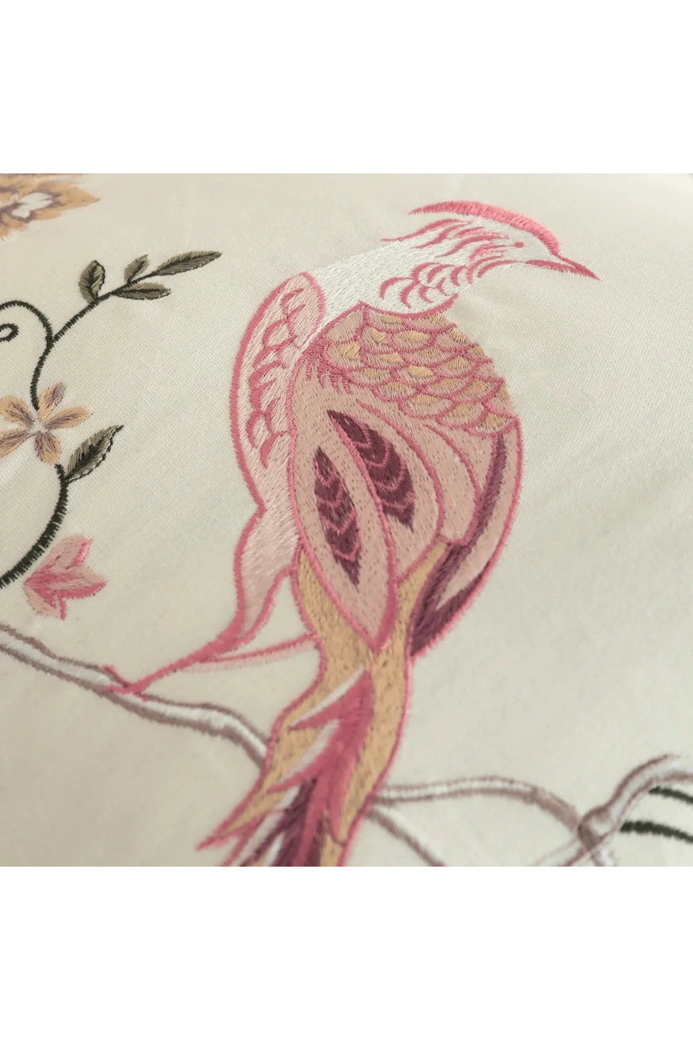 Lisslune | Aviary Embroidered Pillowcase