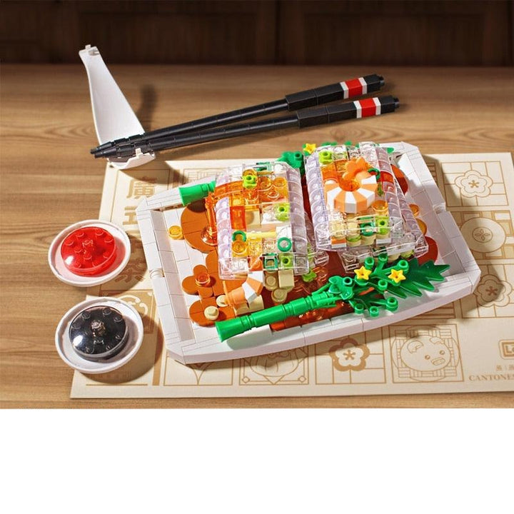 Lisslune | Cantonese Dim Sum Delight Mini Construction Set - Elite Culinary Experience