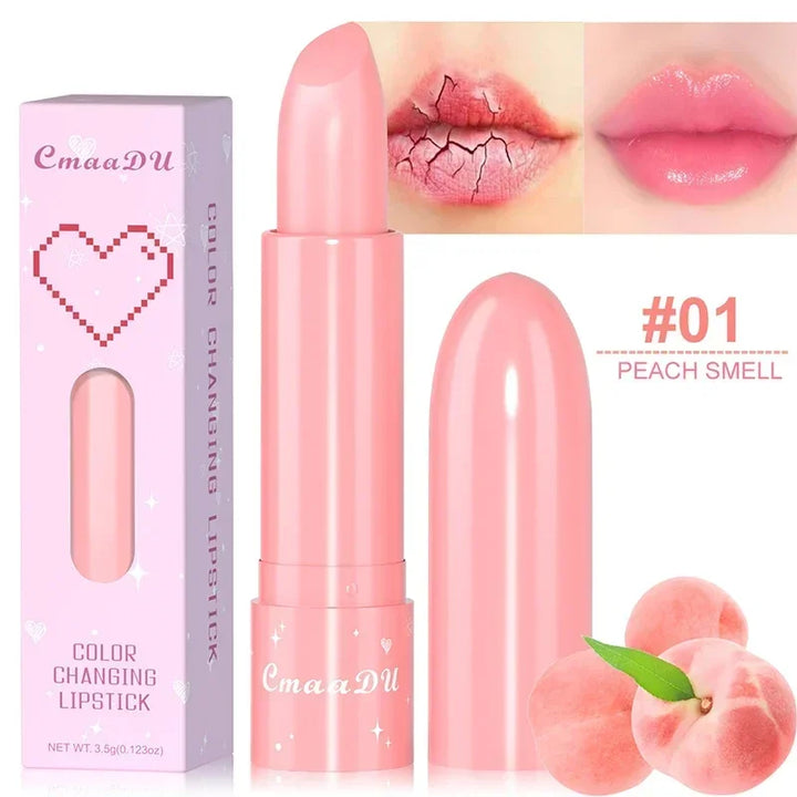 Rynx |6Color Waterproof Fruit Color Toning Gloss Changing Moisturizing Nourishing Glow Play Lip Balm Lip Color Care