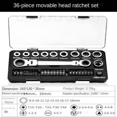 Lisslune | Ratchet-Tastic Master Multitool Wrench Set