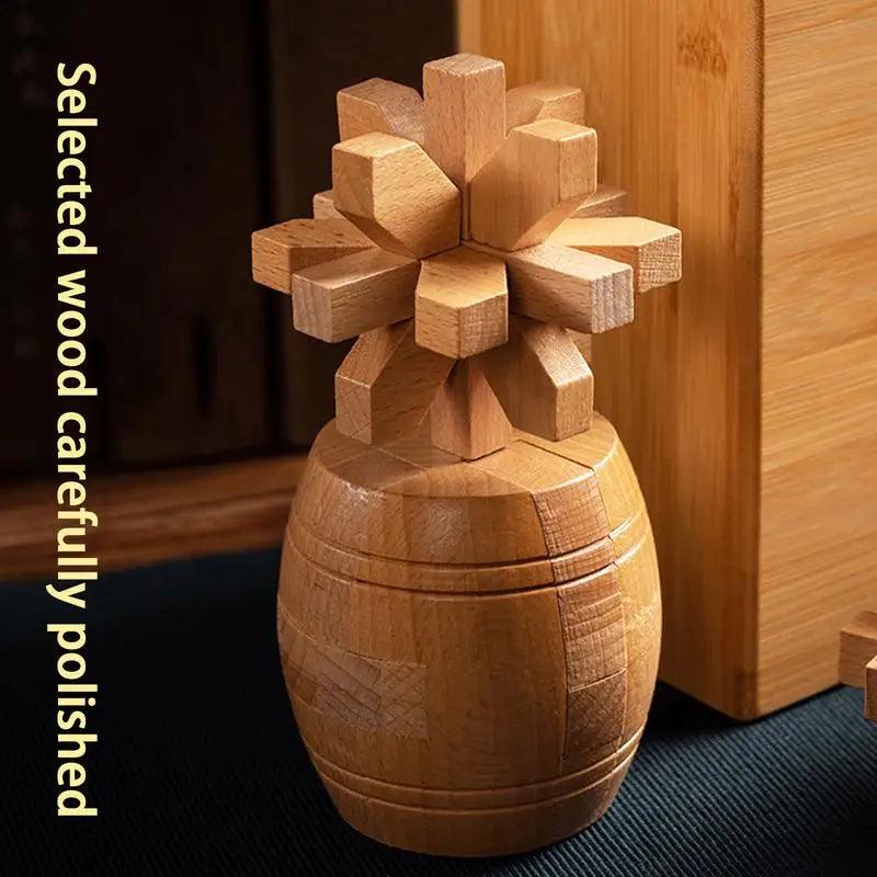 Lisslune | Luban Lock Educational 3D Puzzle Set - Explore Chinese Heritage While Improving Cognitive Skills for Children