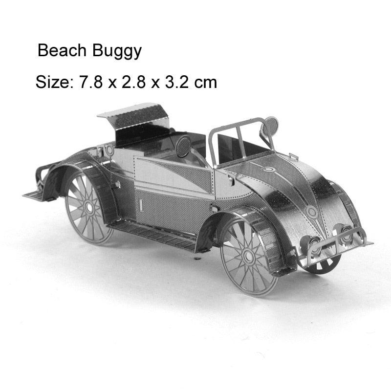 Lisslune | 3D Metal Race Model Building Kit for Creative Teens and Adults