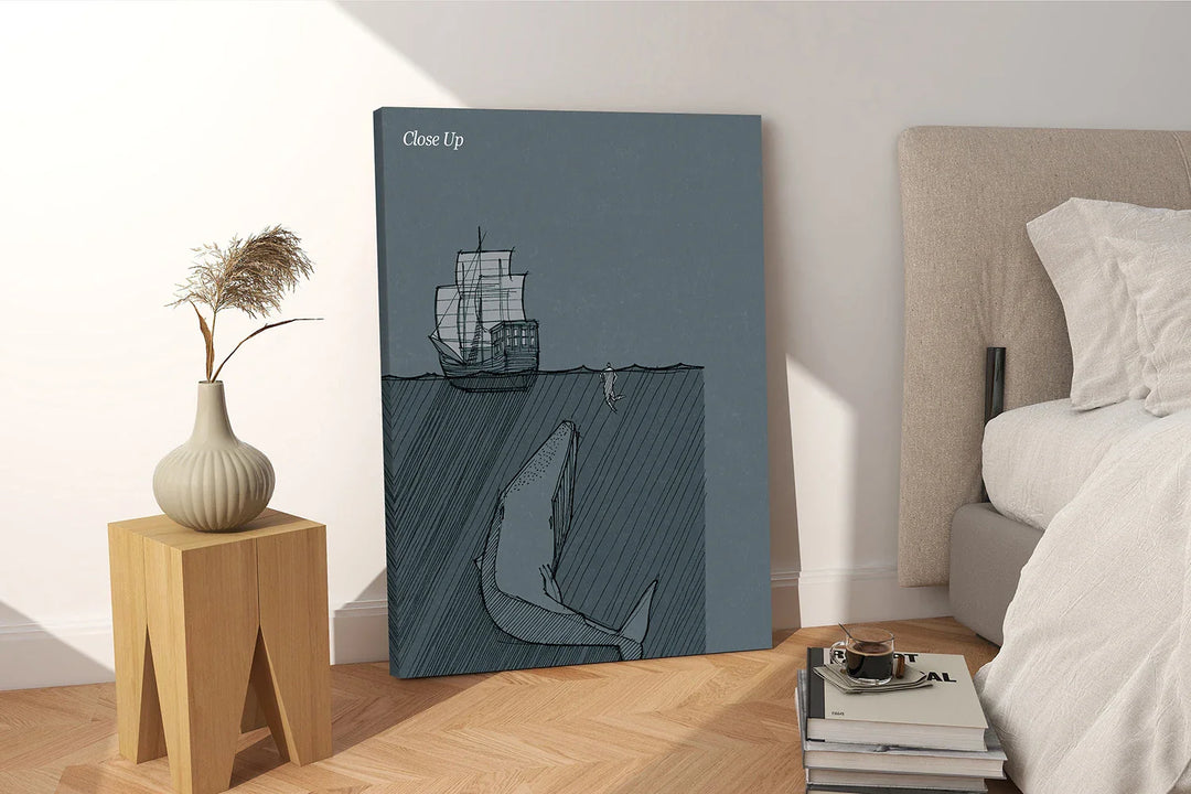 Lisslune | and fish canvas poster