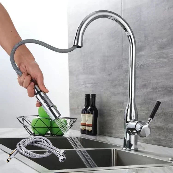 Lisslune | PureFlow - Kitchen Tap with Retractable Hand Shower