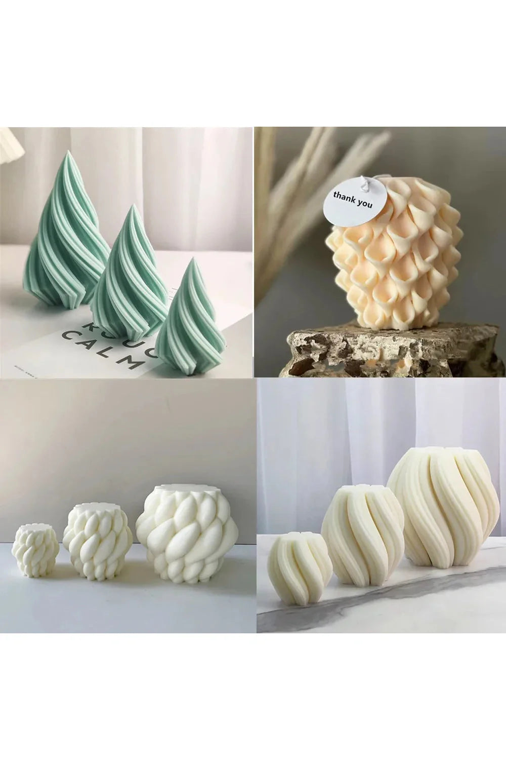 Lisslune | Wave candle mold DIY