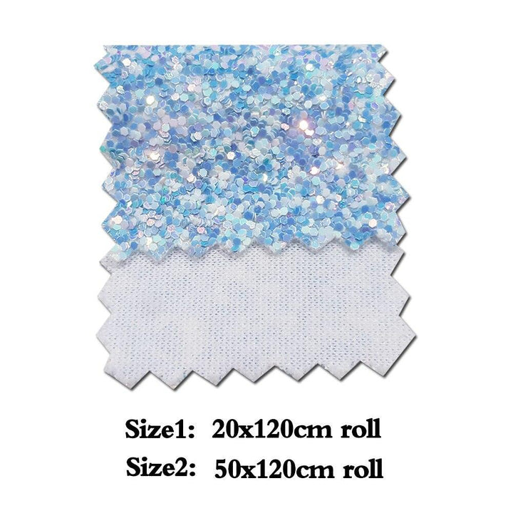 Lisslune | Sparkling Chunky Glitter Fabric Roll - Create a Creative Fantasy