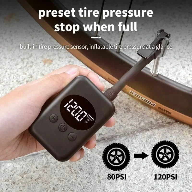 Lisslune | Portable Mini Bike Pump with 150psi for MTB & Outdoor