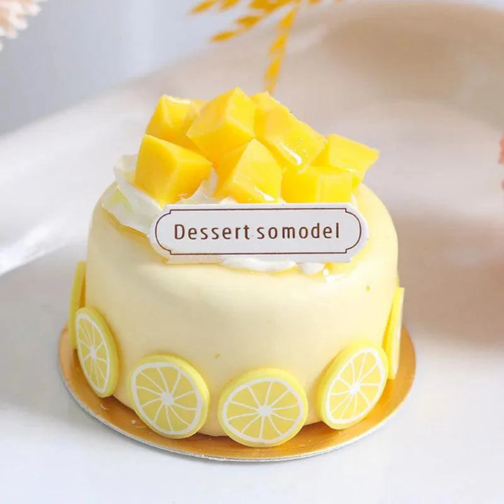 Lisslune | Realistic Synthetic Fruit Cake Model for Home Decor and Photography - 1 pc. FCYY-MIX2
