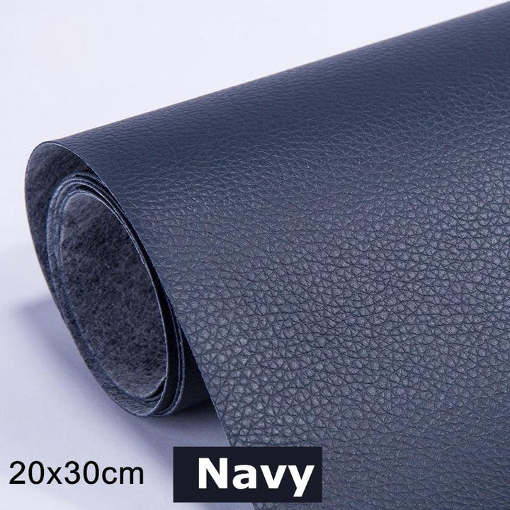 Lisslune | Jumbo XL Luxe Litchi Leather Repair Stickers - Stylish Solutions for Elegant Furniture Repairs