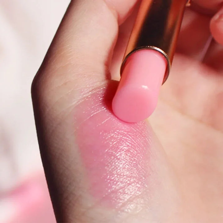 Rynx | 6 Colors Lip Balm Crystal Temperature Change Lipstick Girls Moisturizing Long-lasting Lip Gloss Make-up Lip Care Repair Cosmetics