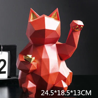 Lisslune | Nordic Style Geometric Lucky Cat