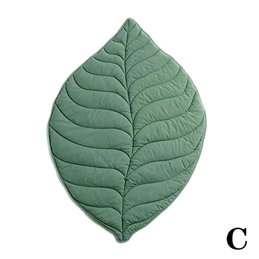 Lisslune | Leafy Comfort Blanket | Cotton Pet Blanket | Soothing and Soft