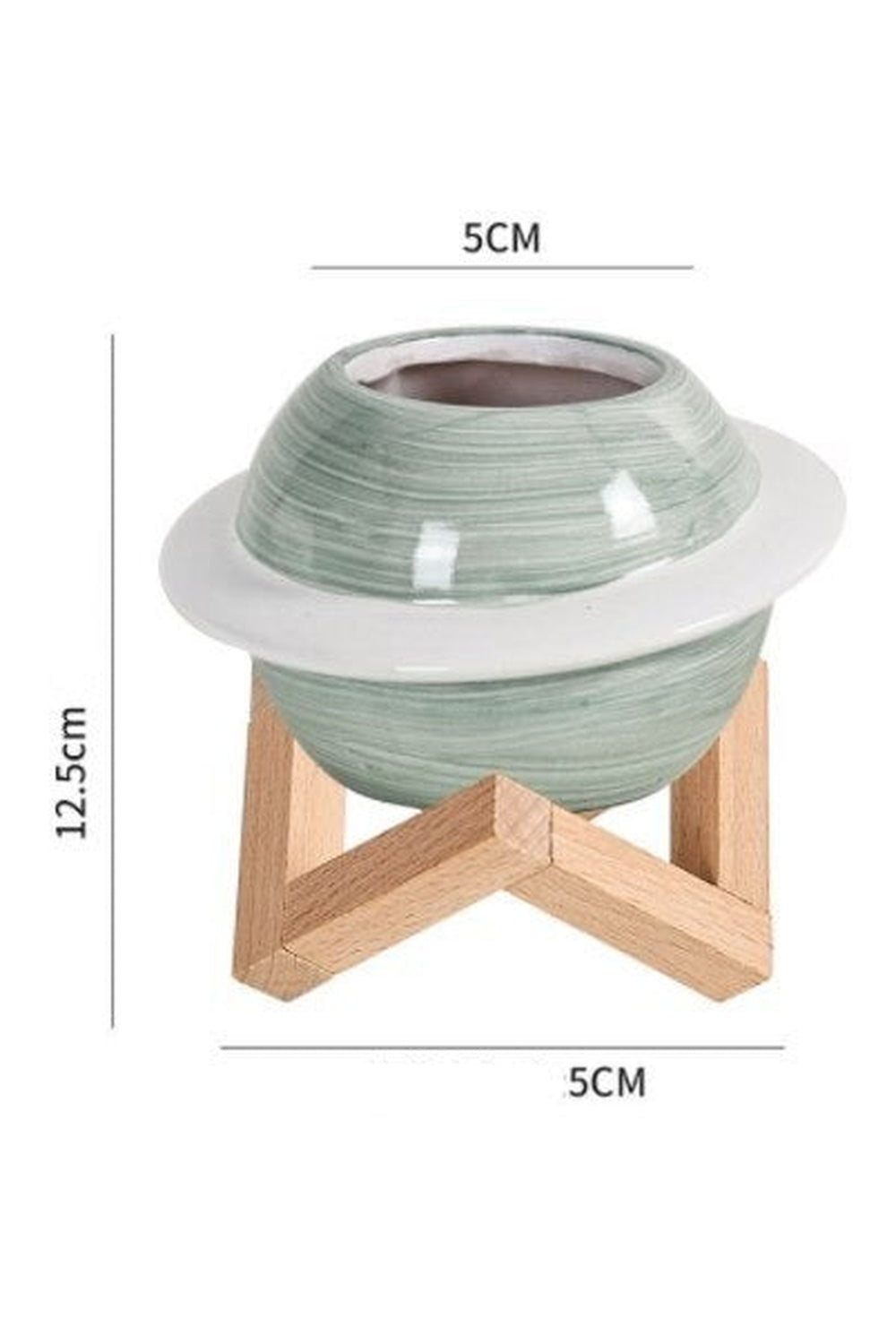 Lisslune | Motif ceramic pot for succulents