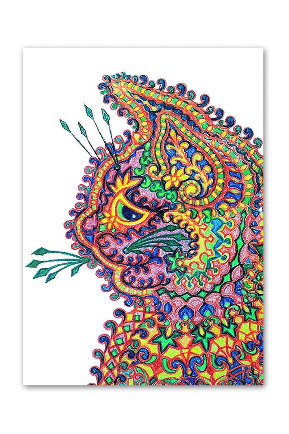 Lisslune | Wain Cats Psychedelic Poster