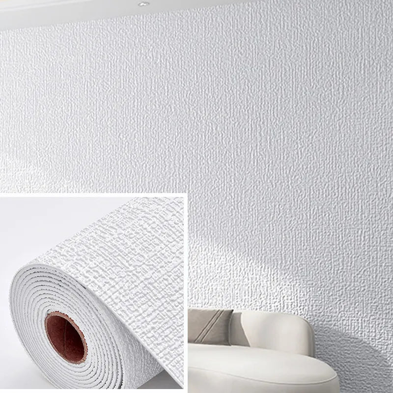 Lisslune | 3D Linen Self-Adhesive Waterproof Wall Sticker