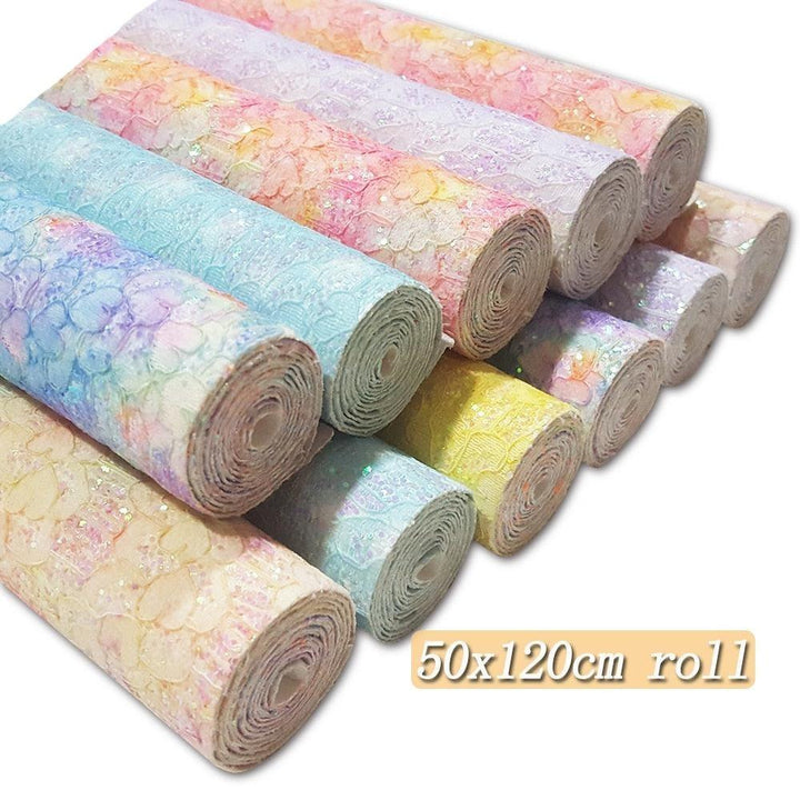 Lisslune | Glamorous Glitter Fabric Roll: Ignite Your DIY Creativity