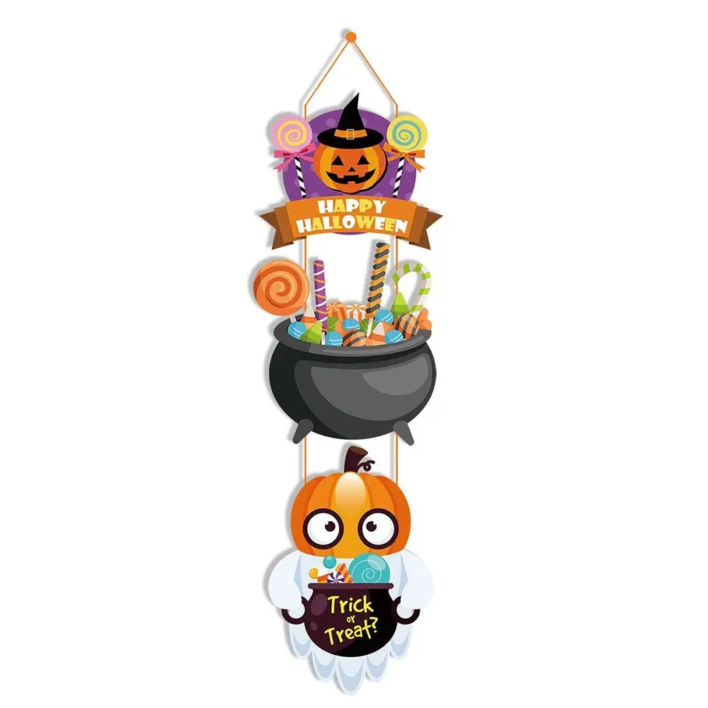 Rynx | Halloween Door Hanging Pumpkin Ghost Magical Hat Door Ornaments Home Garden Party Decoration