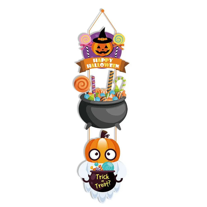 Rynx | Halloween Door Hanging Pumpkin Ghost Magical Hat Door Ornaments Home Garden Party Decoration