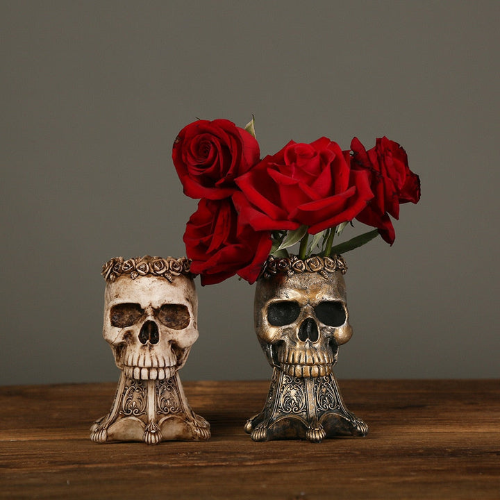 Lisslune | Resin Skull Flower Pot