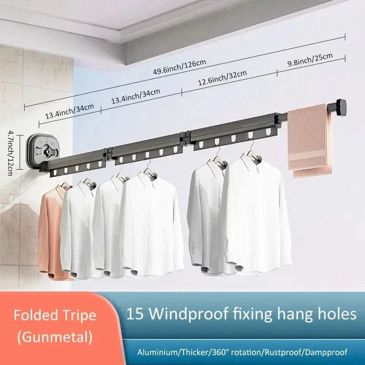 Lisslune | WandLuft Flex – Folding Clothes Dryer for Space-Saving Drying