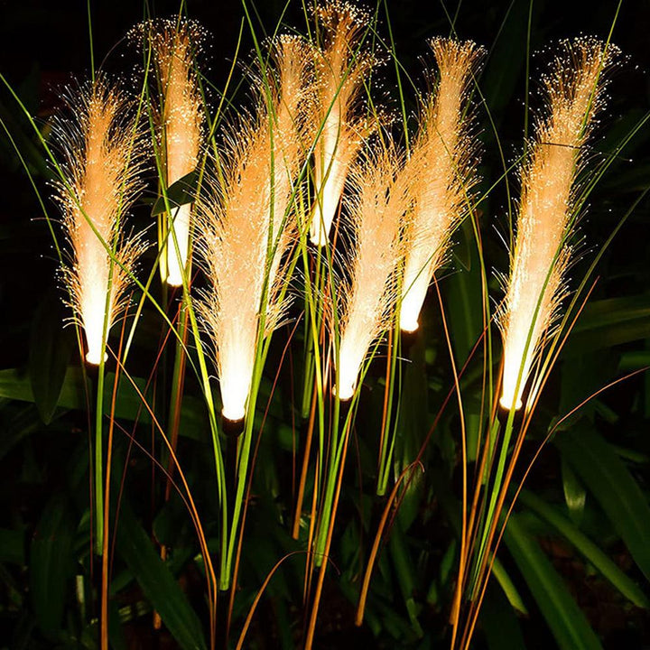 Lisslune | Solar Reed Waterproof Fiber Patio Lights