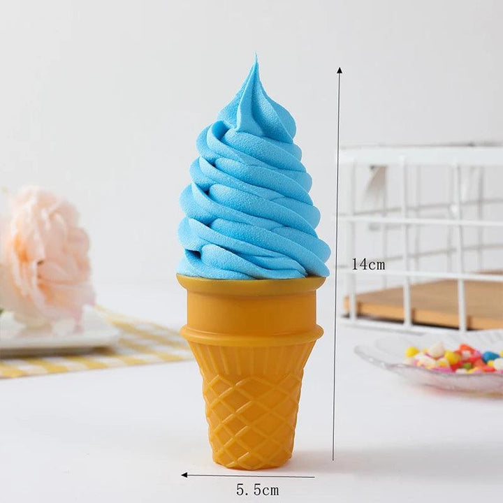 Lisslune | lifelike decorative ice cream cone model for photography and shop displays