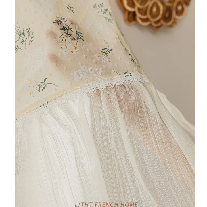 Rynx | French Chiffon Ruffled Scarf Short Curtain Pole-Passing Floral Half Curtain Kitchen Café Living Room Bay Window Cabinet Curtain