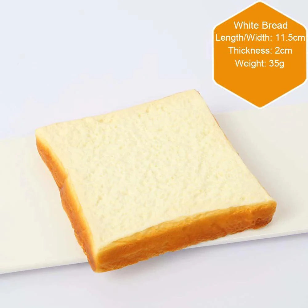 Lisslune | Lifelike Toast Bread Dough Donut Model - Perfect Synthetic Food for Bakery Displays and Kitchen Aesthetics