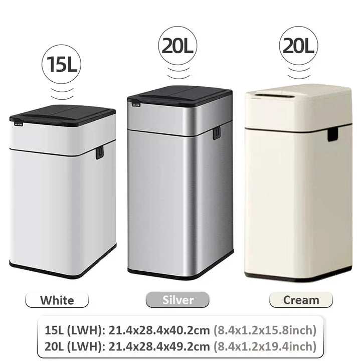 Lisslune | Smart Stainless Steel Automatic Sensor Trash Bin