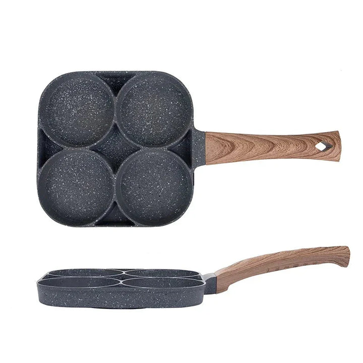 Lisslune | Mirror frying pan with 4 compartments