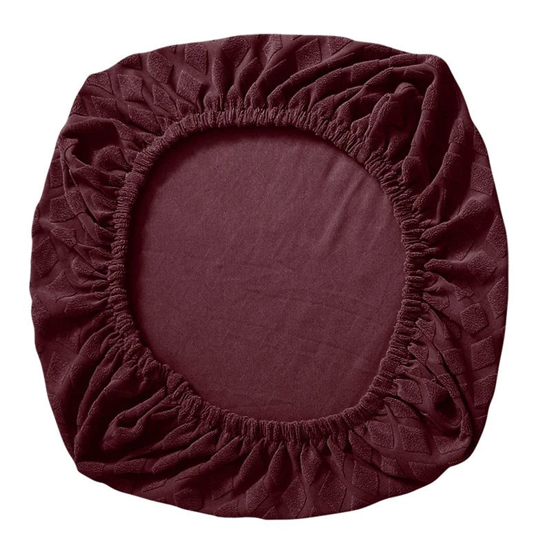 Lisslune | Spandex elastic office chair cover Jacquard seat covers pineapple mesh fleece protective cover elastic computer seat protector