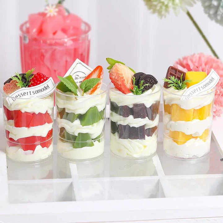 Lisslune | Life-like Artificial Ice Cream Cake Centerpiece for Home Decoration and Photography