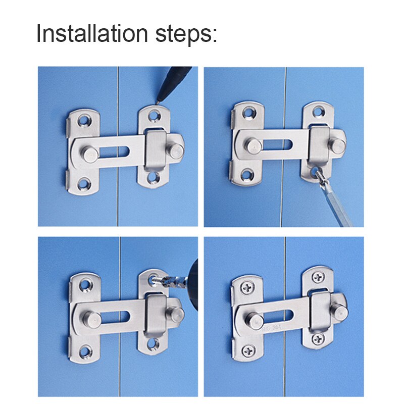 Lisslune | Sliding Simple Cabinet Closet Lock