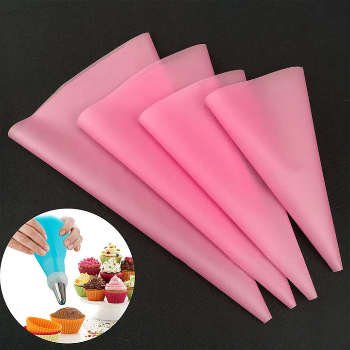 Lisslune | 4Pcs Diy Reusable Pastry Icing Bag