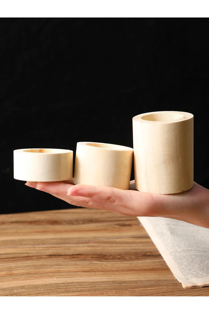 Lisslune | Wood Candle Holder