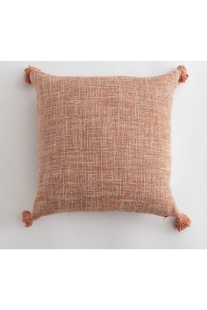 Lisslune | White Tassel Cushion Cover