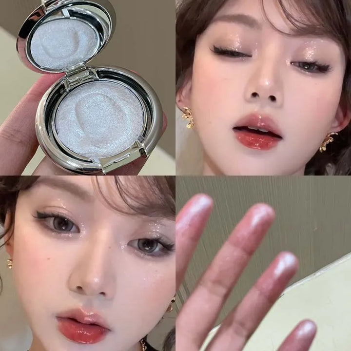 Lisslune | Light Shadow Highlighter Mashed Potato Diamond Shining High Gloss Paste Pearlescent Fine Flash Aufhellende Konturierungshighlights