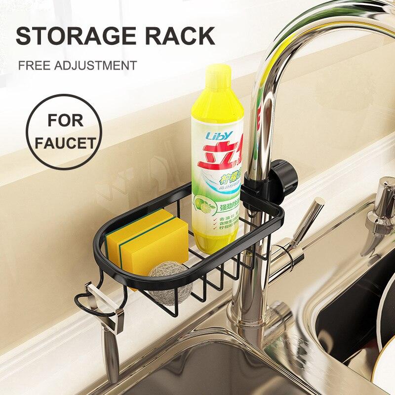 Lisslune | Elegant multifunctional aluminum storage rack with stylish hooks