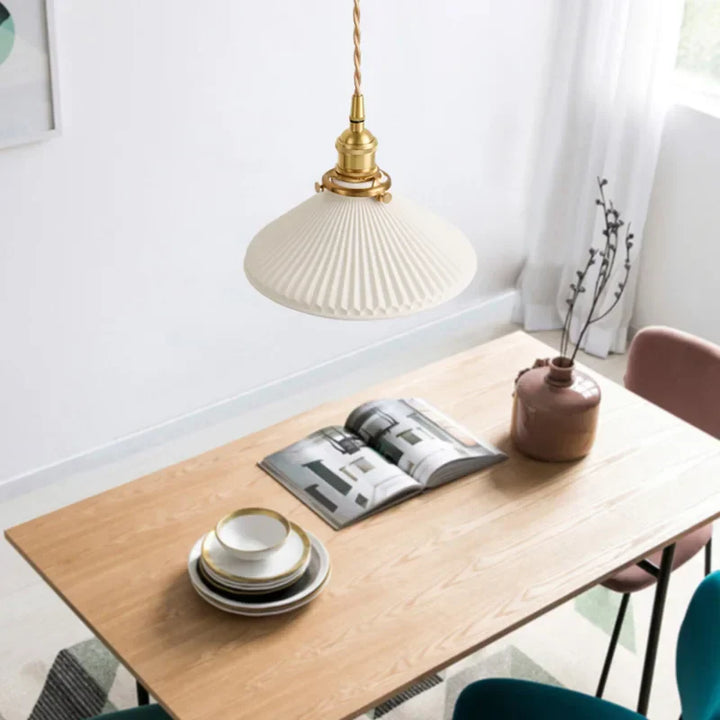 Lisslune | Nordic Ceramic Ceiling Light in Japanese Style