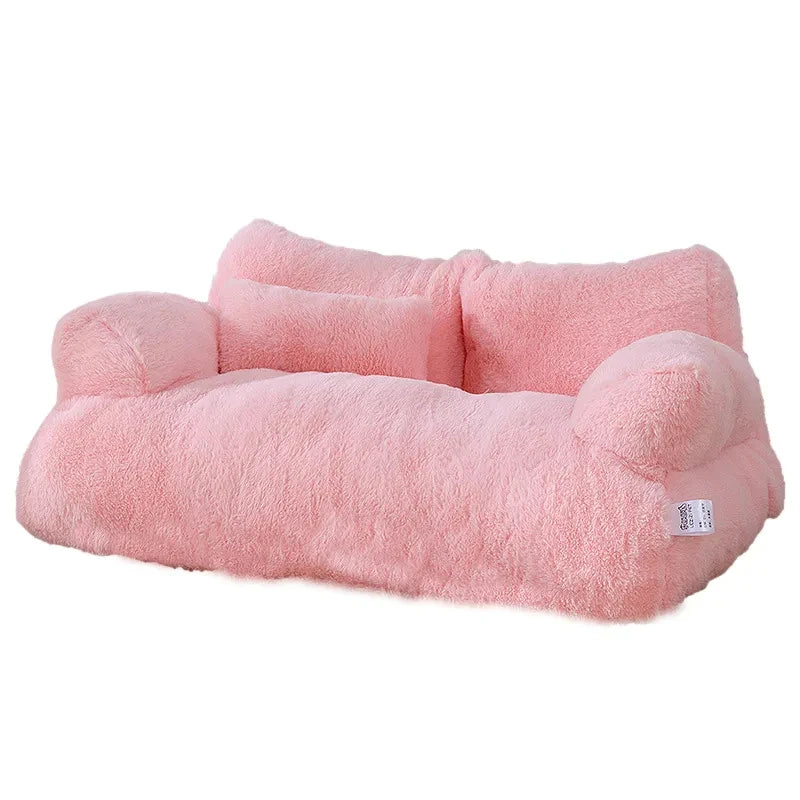 Lisslune | ComfortCuddle | Cat Bench | Soft Plush | Breathable Design | Anti-Slip Bottom