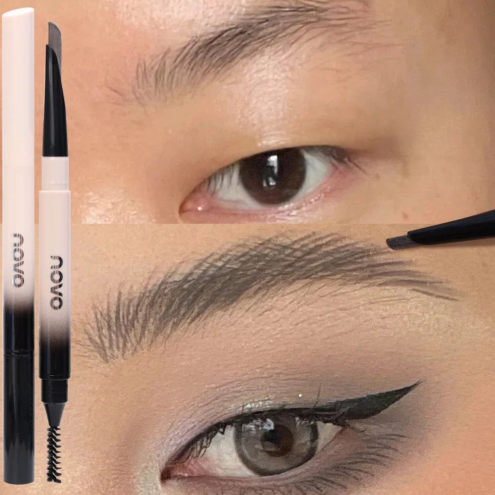 Rynx | Slanted tip eyebrow pencil with brush Natural Non-fading Waterproof Long-lasting Contouring Brow Enhancer Tattoo Cosmetic