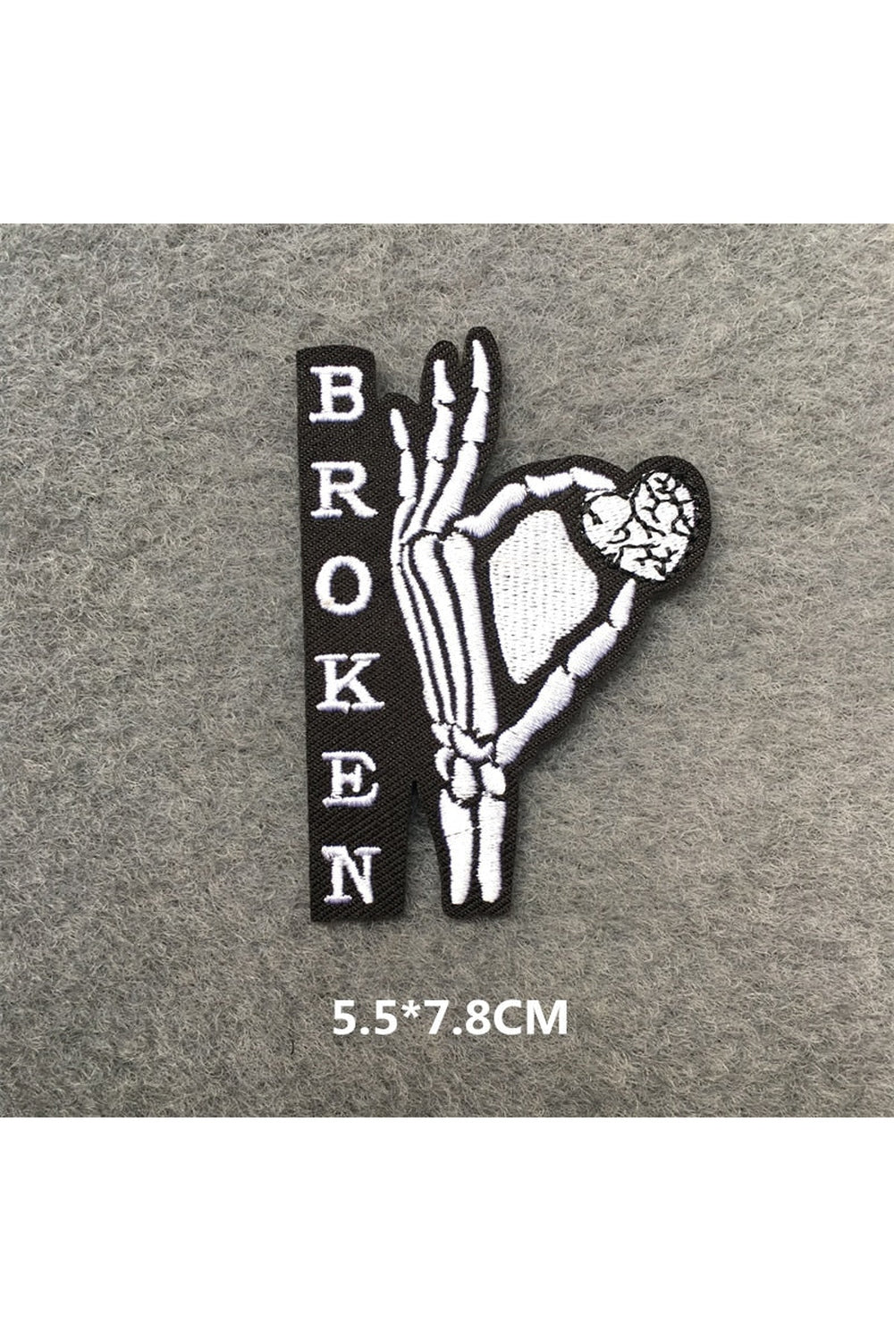 Lisslune | Punk embroidered patch set