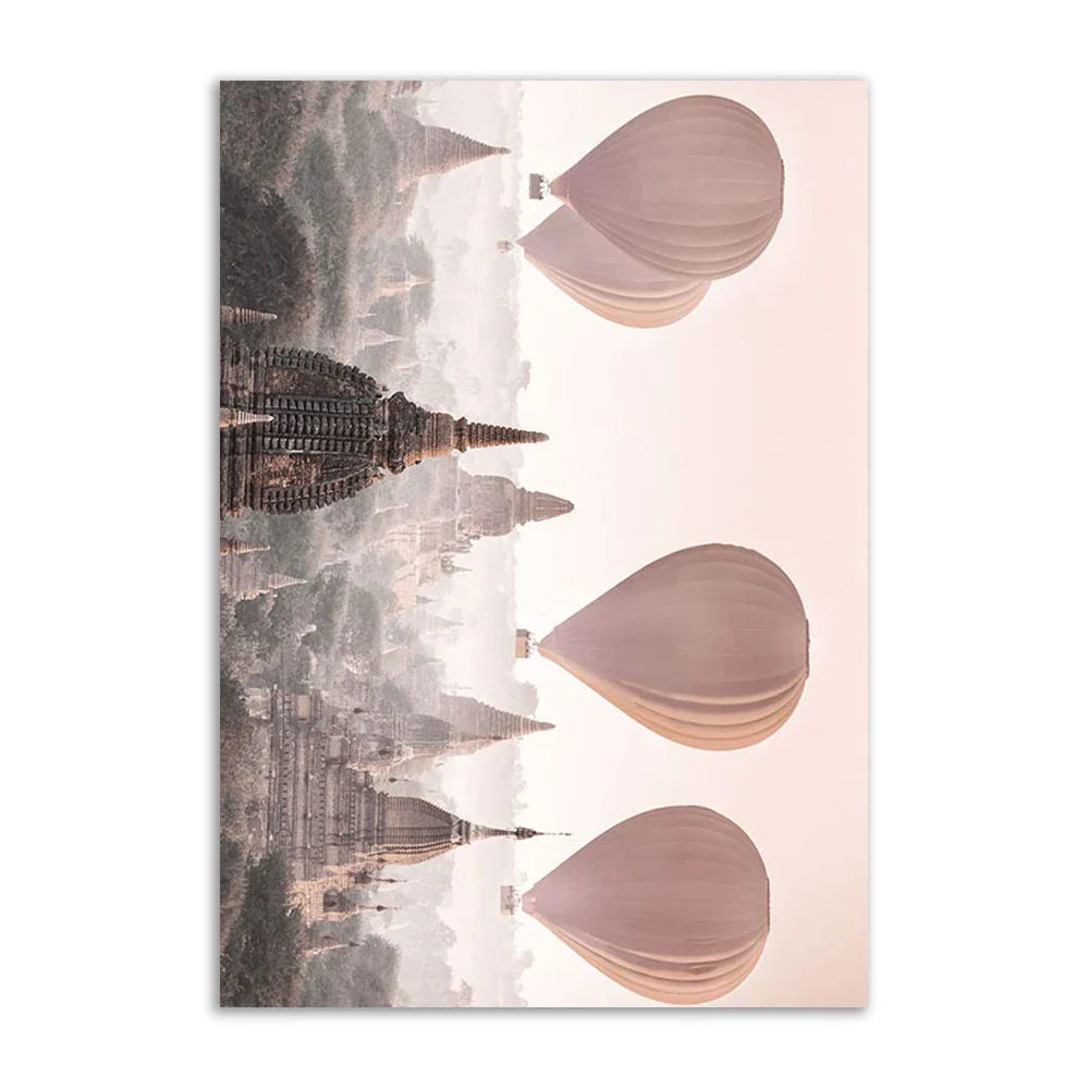 Lisslune | Tram Canvas Poster