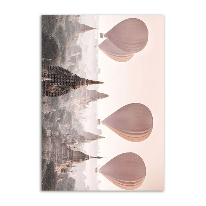 Lisslune | Tram Canvas Poster