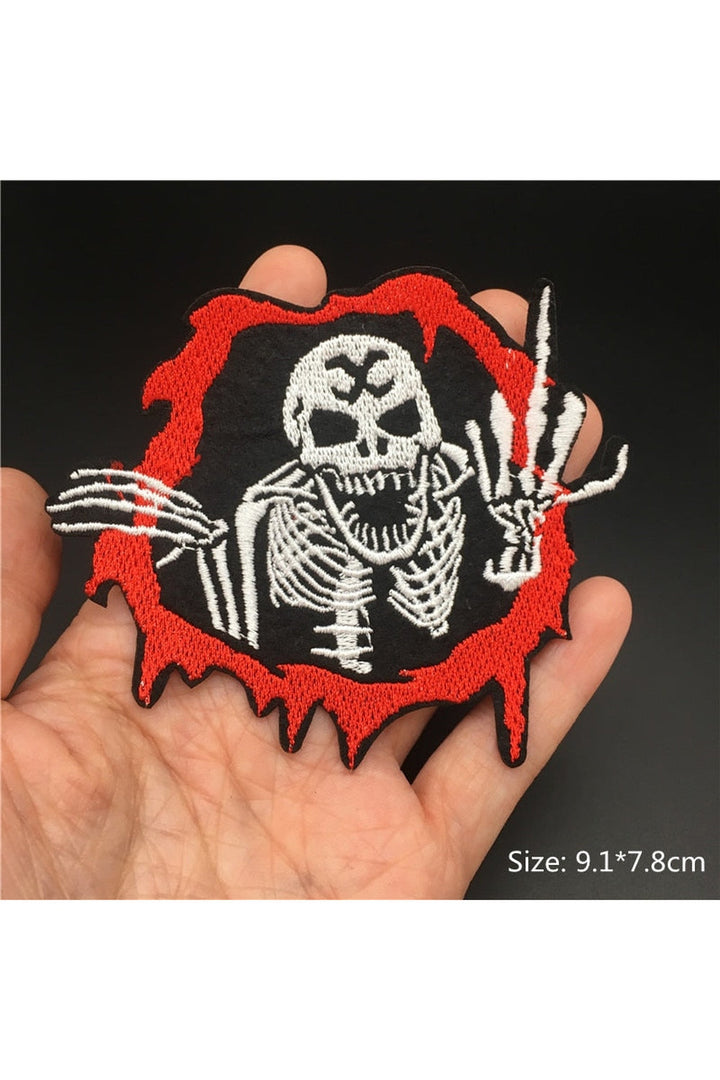 Lisslune | Punk embroidered patch set