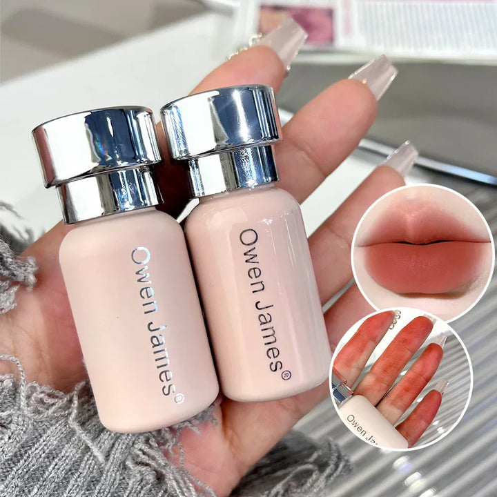 Rynx | 6 Colors Sexy Red Lip Lacquer Matte Non-Sticky Cup Makeup Waterproof Velvet Nude Cute Moisturizing Lip Mud Tint Korean Cosmetics
