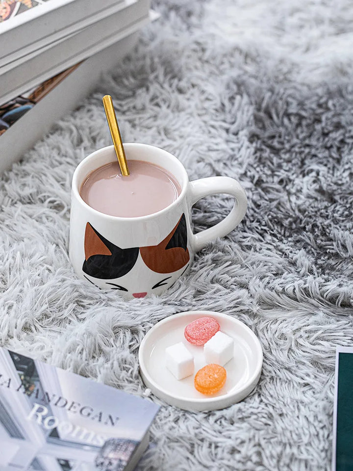 Lisslune | Yawning Cat Coffee Mug